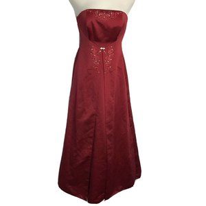 Michaelangelo Formal Dress ~ Long ~ Sz 6 ~ Red